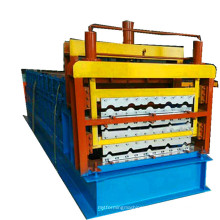 Triple layer metal roofing and wall panel cold steel sheet roll forming making machinery